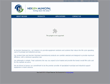 Tablet Screenshot of nexgenmunicipal.com